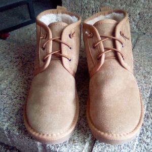 Aspen suede shearling high Chuka boot